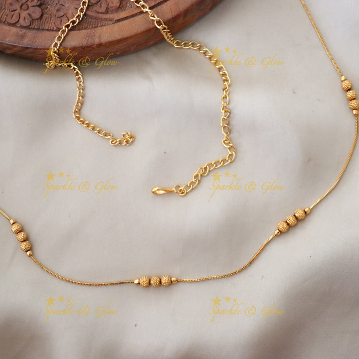 Exquisite Gold-Plated Hip Chain for Festive Elegance