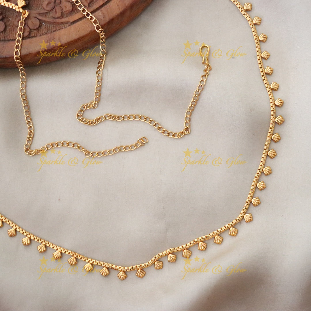 Stunning Gold Plated Indian Hip Chain for Weddings