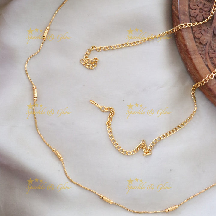 Elegant Gold-Toned Hip Chain for Weddings & Festivals