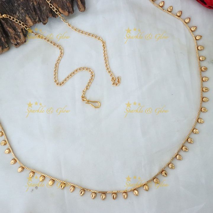 Exquisite Gold-Toned Wedding Hip Chain for Festive Glamour