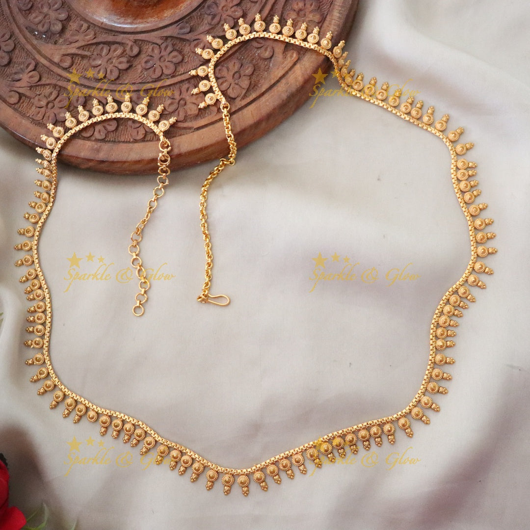 Premium Gold Plated Wedding Hip Chain - Sparkle & Glow