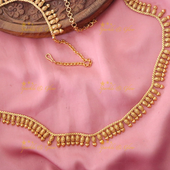 Dazzling Gold Plated Hip Chain for Weddings & Festive Wear