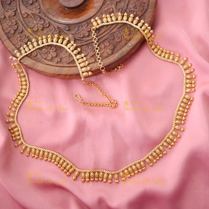 Dazzling Gold Plated Hip Chain for Weddings & Festive Wear