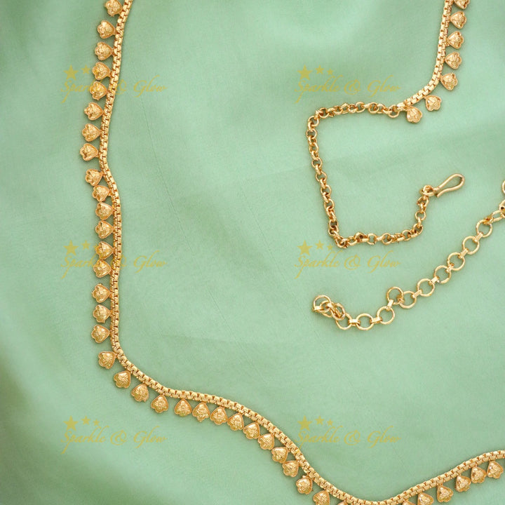 Elegant Gold-Plated Bridal Hip Chain - Perfect for Weddings