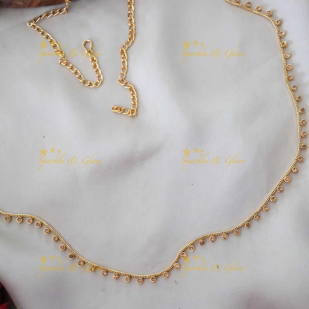 Elegant Gold Hip Chain Belt for Festive Occasions