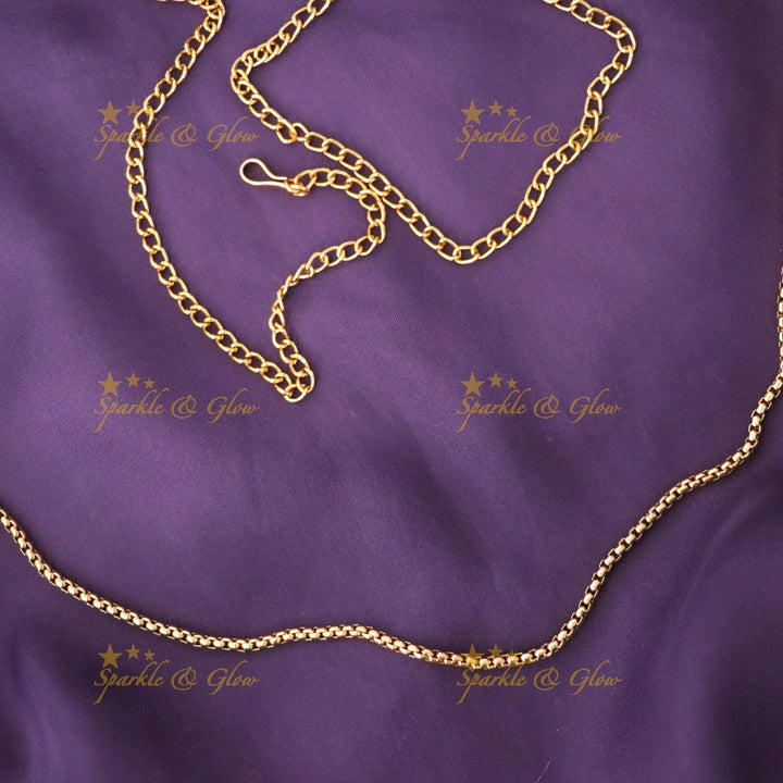 Exquisite Gold Plated Hip Chain for Weddings