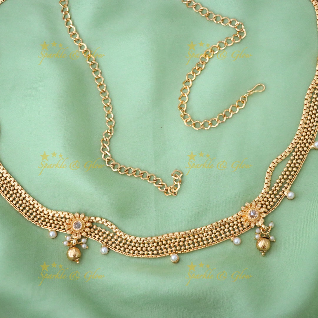 Exquisite Gold Bridal Hip Chain for Wedding & Festive Wear