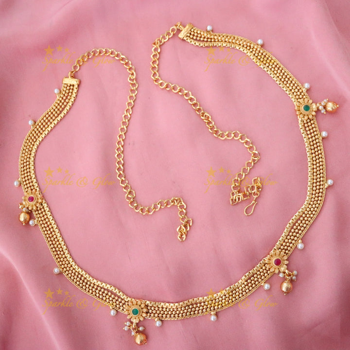 Exquisite Gold Bridal Hip Chain for Wedding & Festive Wear