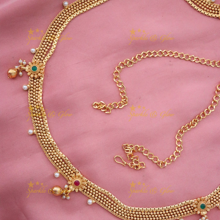 Exquisite Gold Bridal Hip Chain for Wedding & Festive Wear