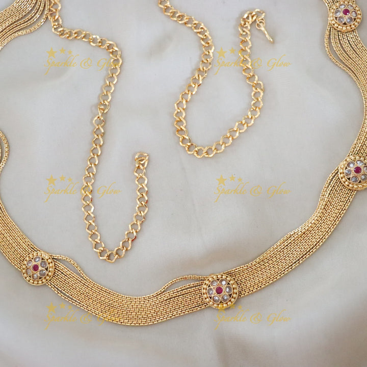 Elegant Gold Hip Chain for Weddings