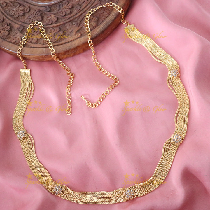 Stunning Gold Hip Chain for Weddings & Festivals