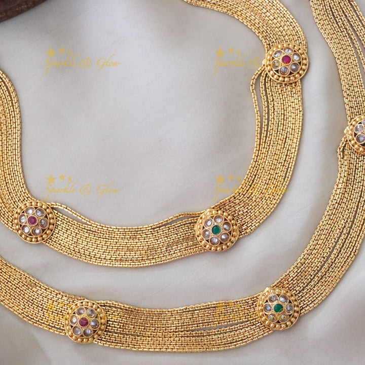 Mesmerizing Gold-Plated Anklet for Celebrations
