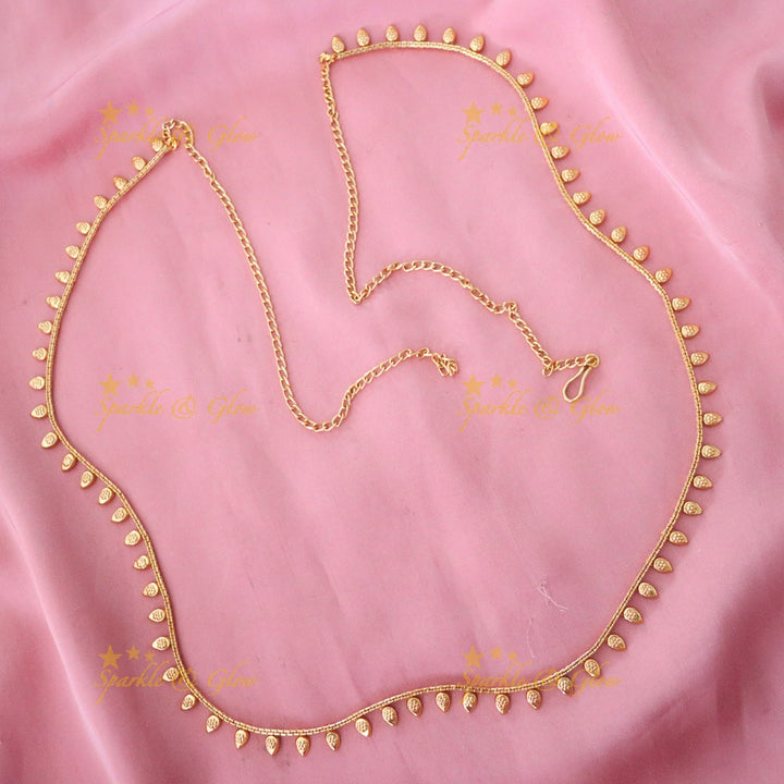 Exquisite Gold Plated Festive Hip Chain