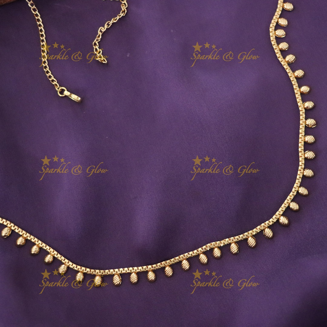 Gold Plated Festive Hip Chain for Weddings | Sparkle & Glow