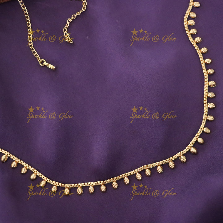 Gold Plated Festive Hip Chain for Weddings | Sparkle & Glow