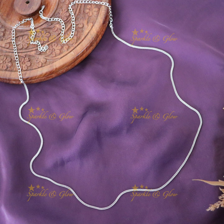 Elegant Silver Hip Chain for Weddings & Festivals