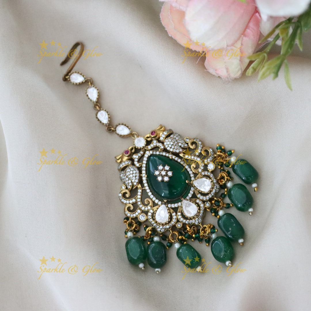 Exquisite Victorian Maang Tikka for Festive Elegance