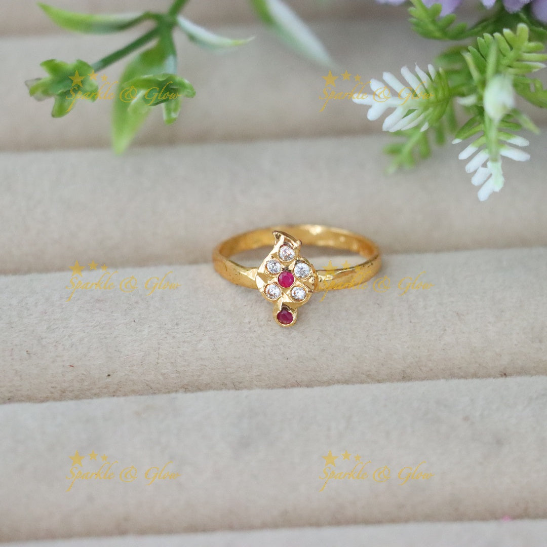 Elegant Microgold Festive Ring for Weddings and Celebrations