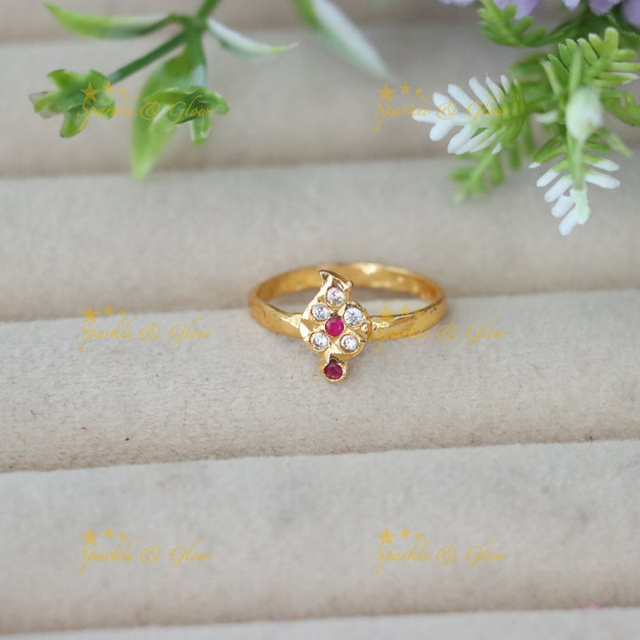 Elegant Microgold Festive Ring for Weddings and Celebrations
