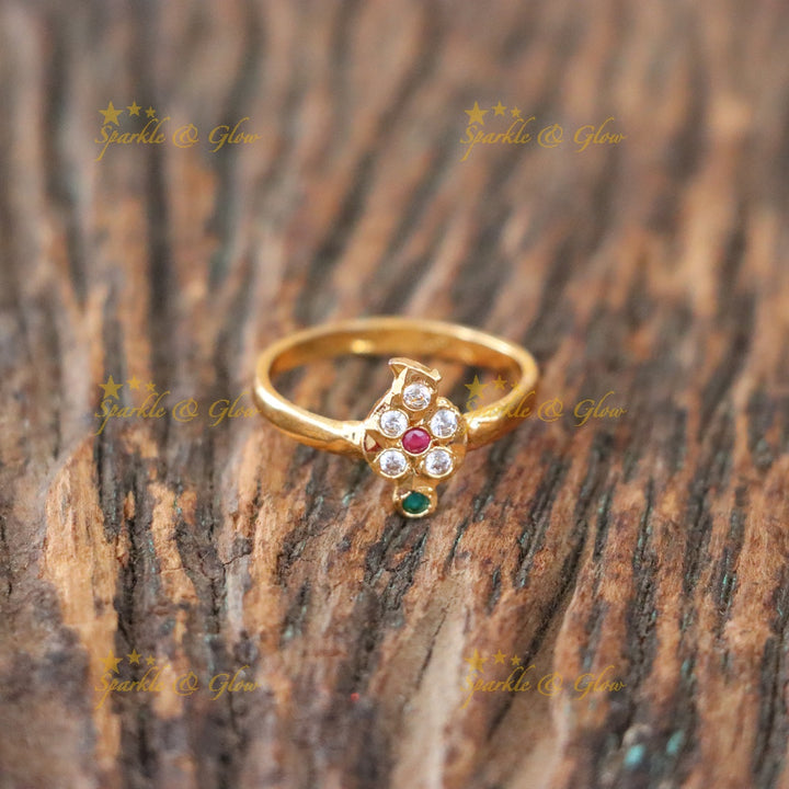 Elegant Microgold Festive Ring for Weddings and Celebrations