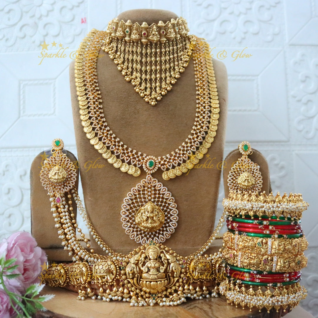 Exquisite Temple Jewellery Set for Brides – Sparkle & Glow