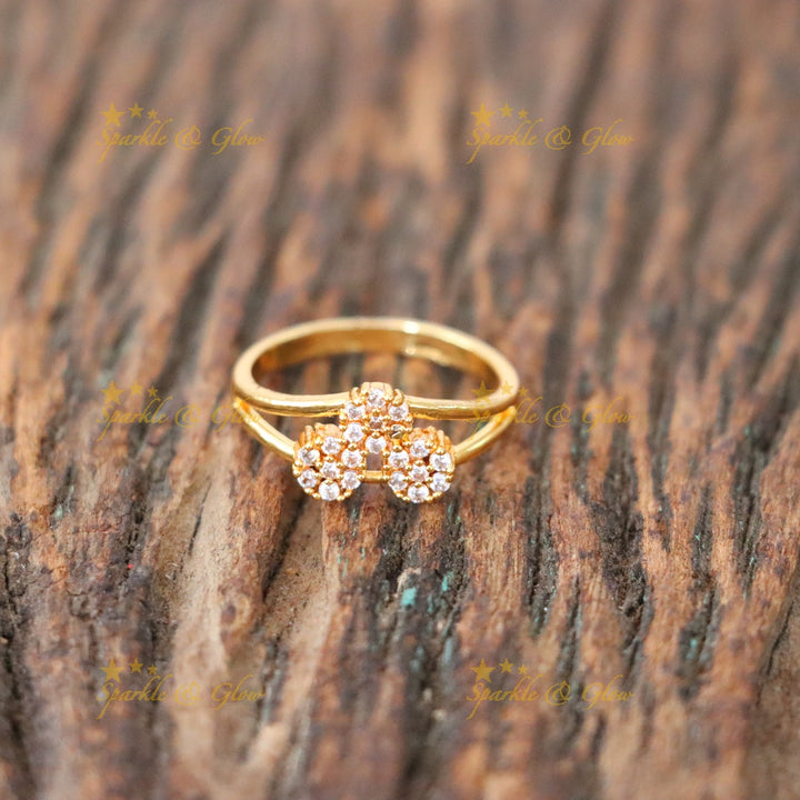 Exquisite Microgold Finger Ring for Weddings