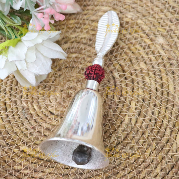 Elegant Silver Plated Bell for Weddings & Festivals