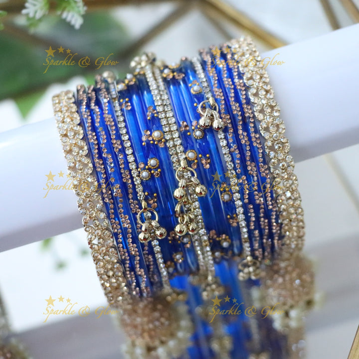Exquisite Gungroo Jhumka Bridal Bangles - Elegance Redefined
