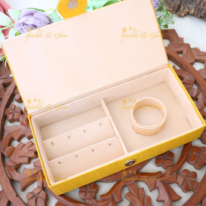 Elegant Yellow Gift Boxes for Imitation Jewellery