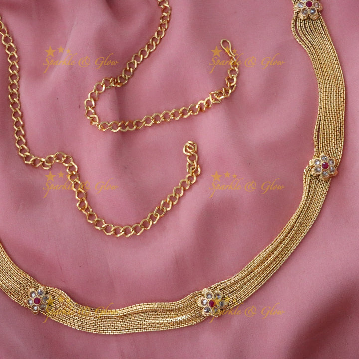 Stunning Gold Hip Chain for Weddings & Festivals
