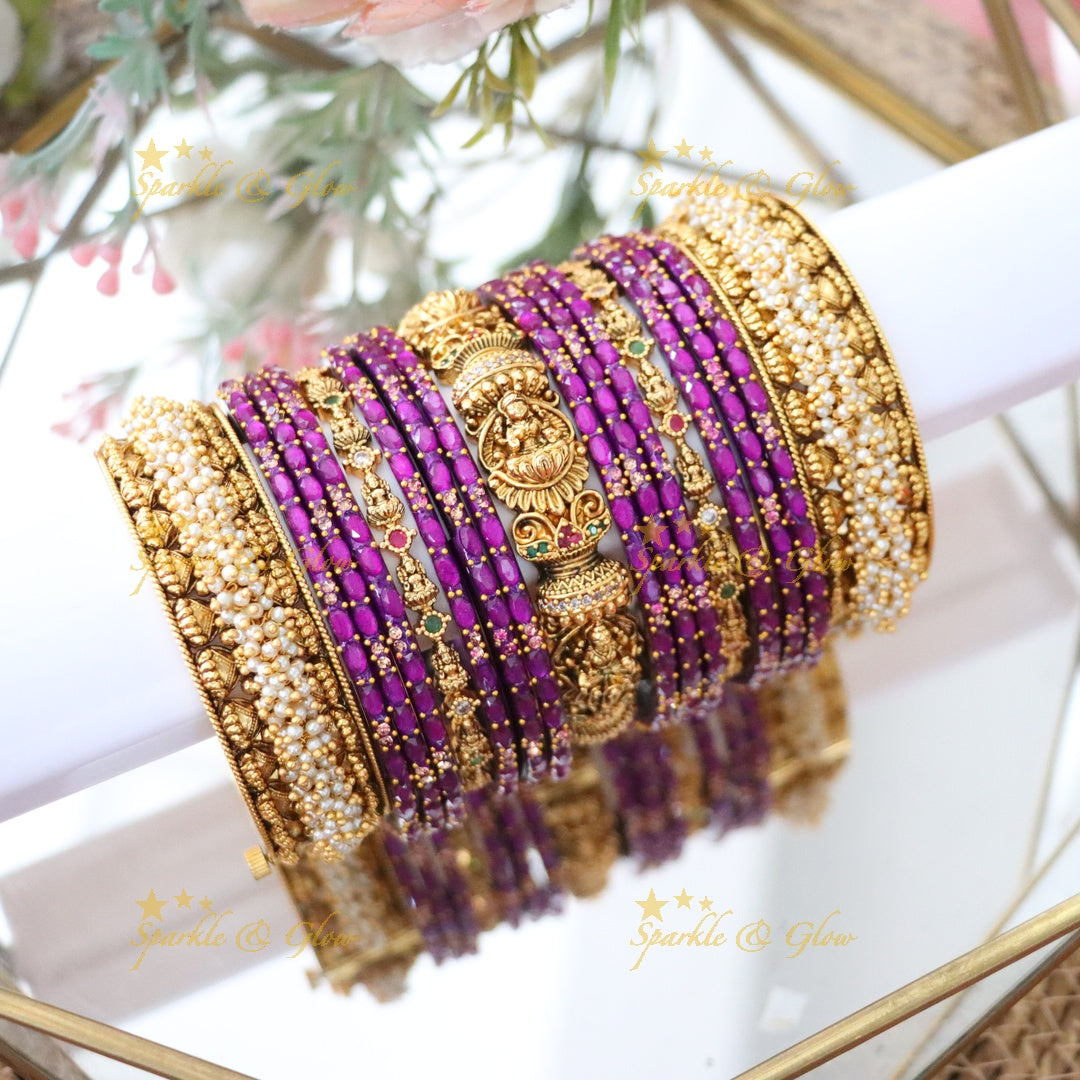 Exquisite Lakshmi Bangles for Bridal Elegance