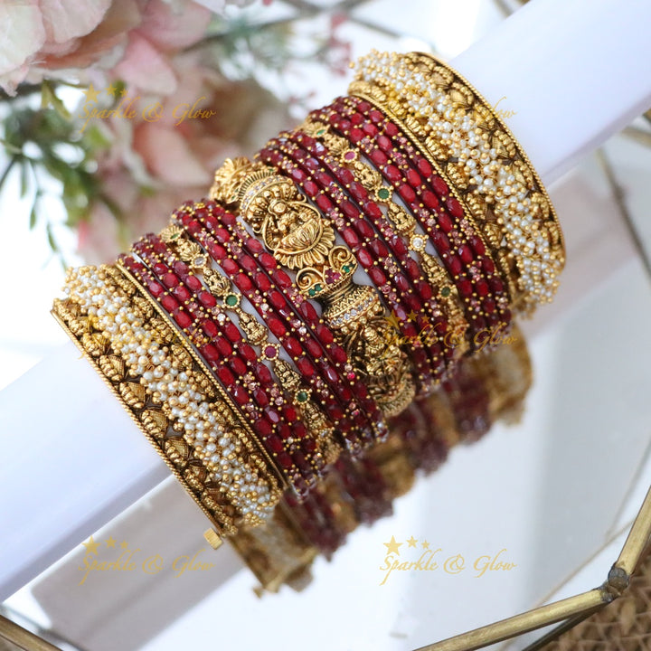 Exquisite Lakshmi Bangles for Bridal Elegance