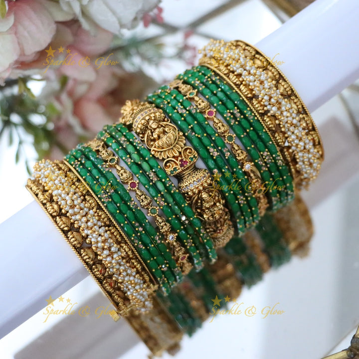Exquisite Lakshmi Bangles for Bridal Elegance