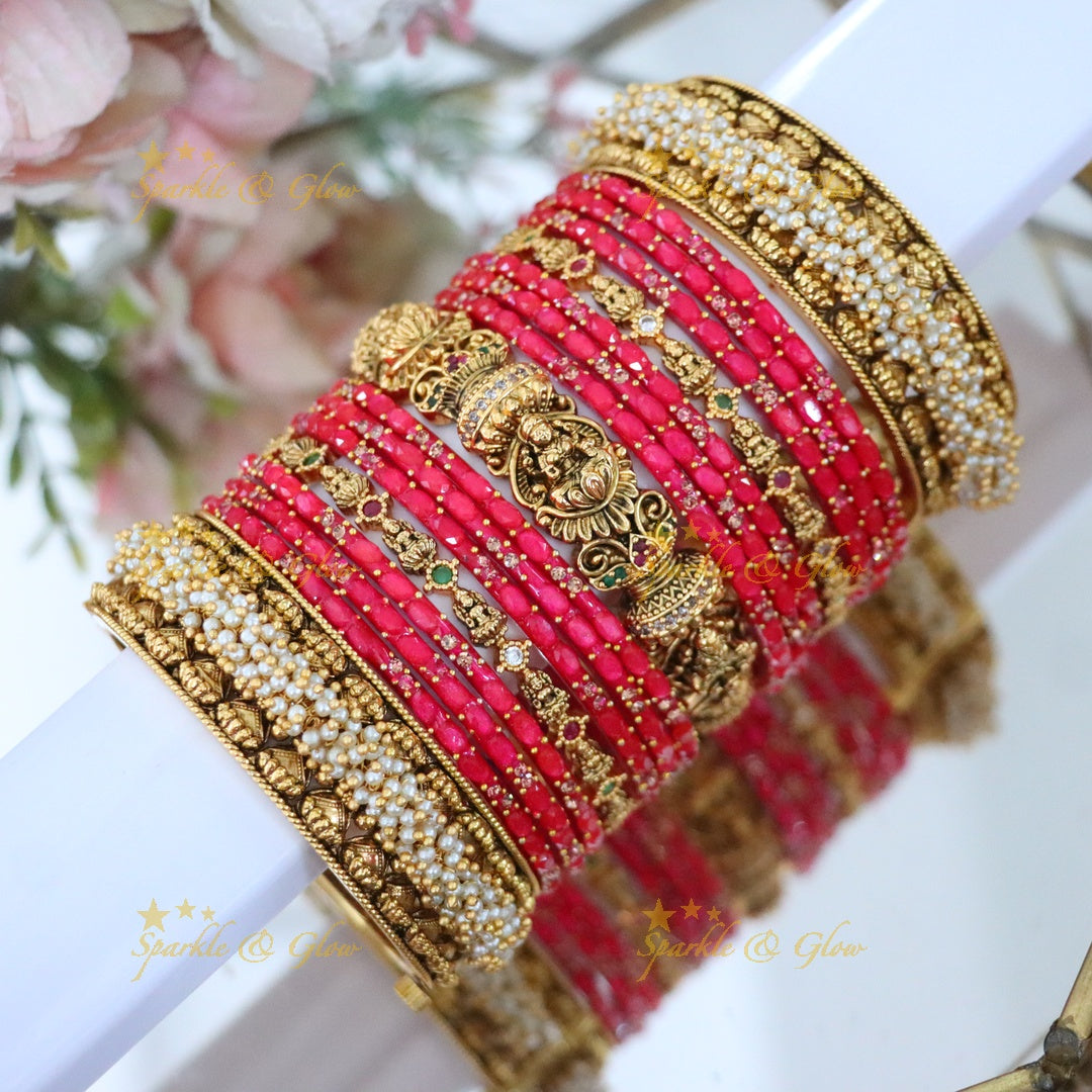 Exquisite Lakshmi Bangles for Bridal Elegance