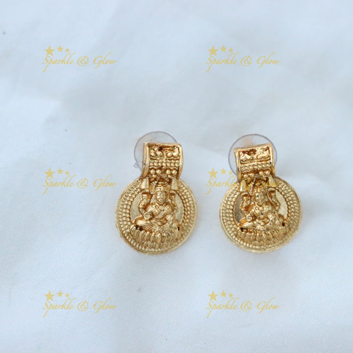 Gold Temple Necklace Set | Bridal & Festive Jewelry