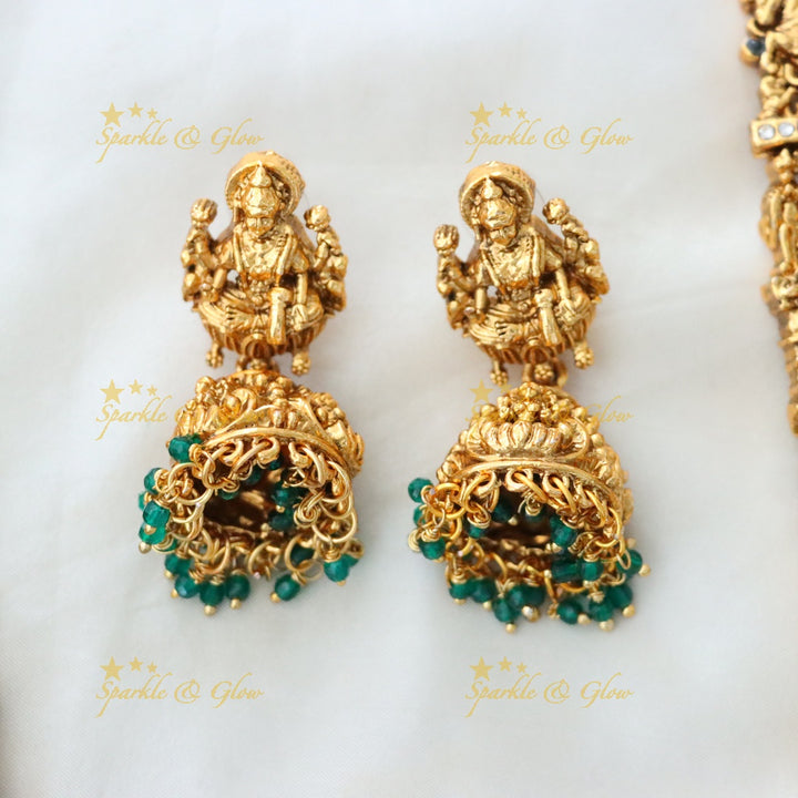 Enchanting Gold Temple Necklace for Celebrations