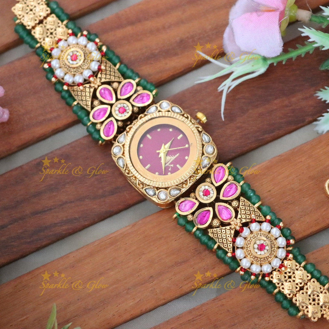 Exquisite Gold-Plated Heritage Bracelet Watch