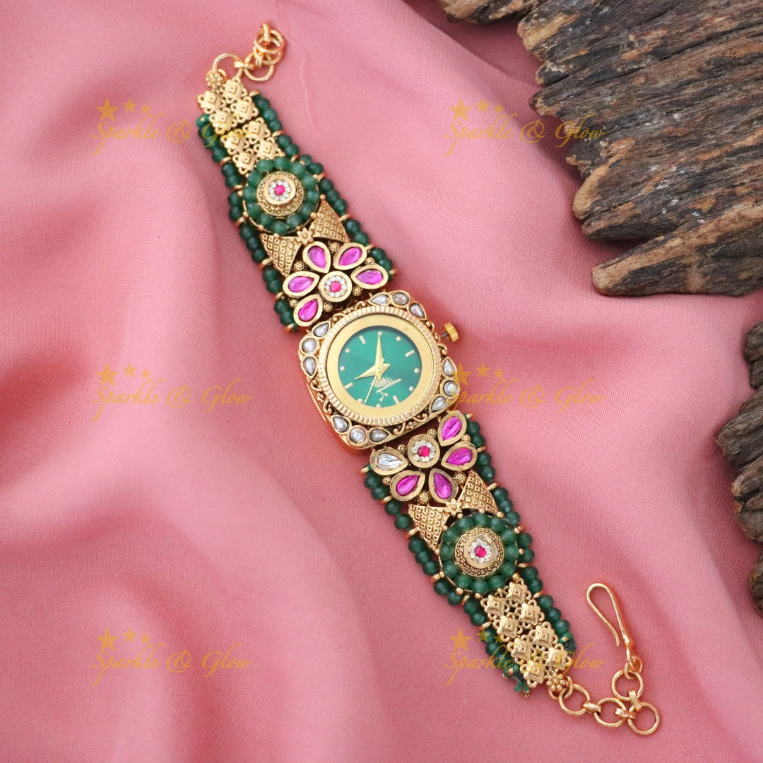 Exquisite Gold-Plated Heritage Bracelet Watch