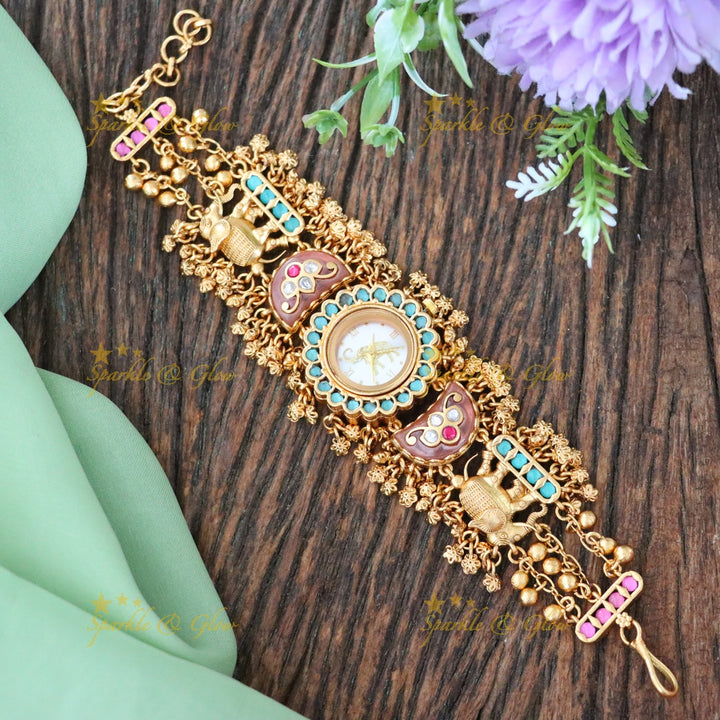 Exquisite Kashmiri Bracelet Watch - Heritage Design