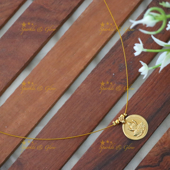 Exquisite Gold Coin Necklace for Weddings & Festive Wear