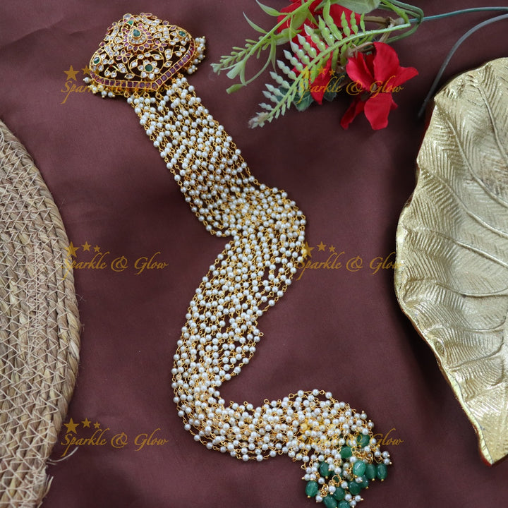 Exquisite Gold Jada Billa for Bridal Elegance
