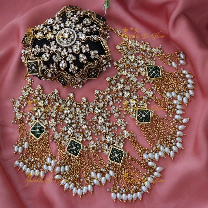 Exquisite Gold-Plated Hair Bun Accessory for Weddings