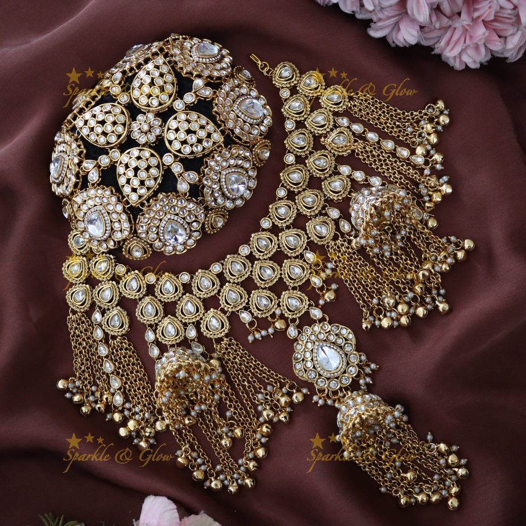 Exquisite Gold Festive Hair Accessory Bundle