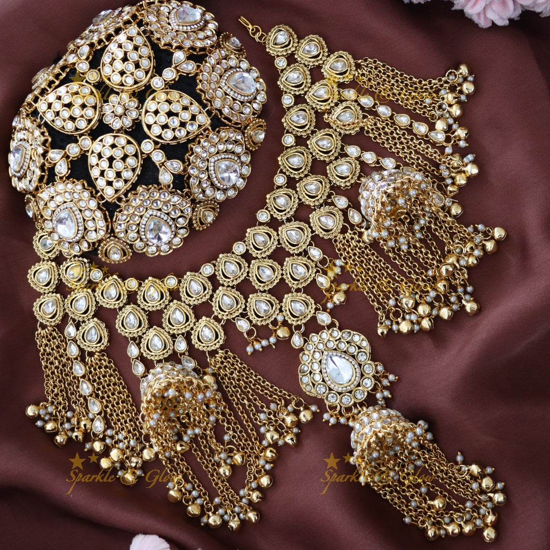 Exquisite Gold Festive Hair Accessory Bundle