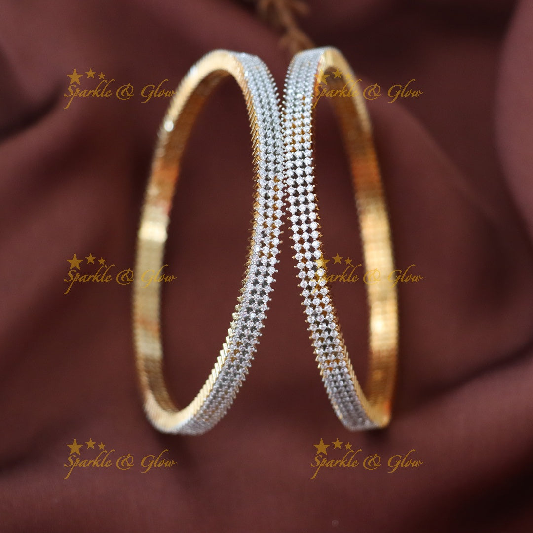 Sparkle & Glow American Diamond Bangles Online