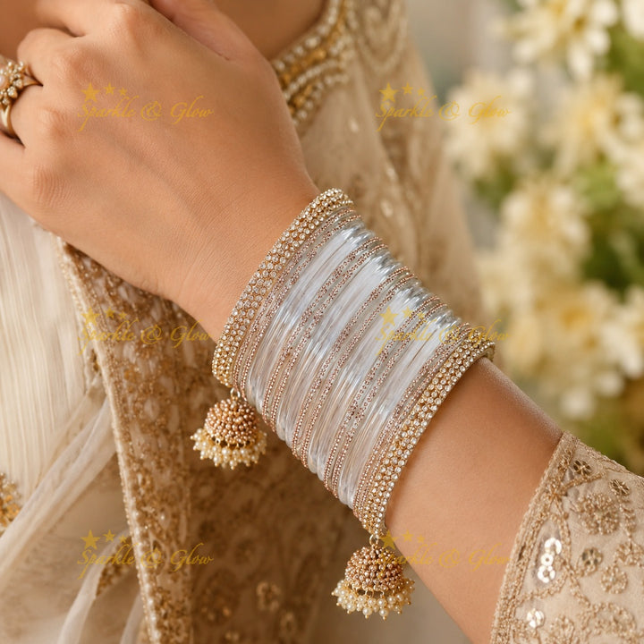 Radiant Yellow Bangle Set for Elegant Weddings