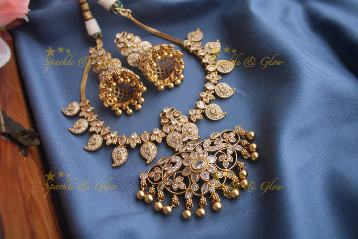 Statement Mango CZ stone neckpiece