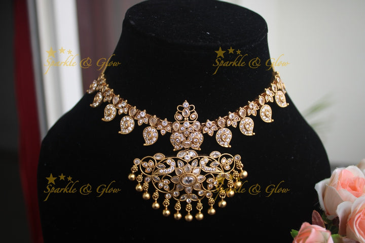 Statement Mango CZ stone neckpiece