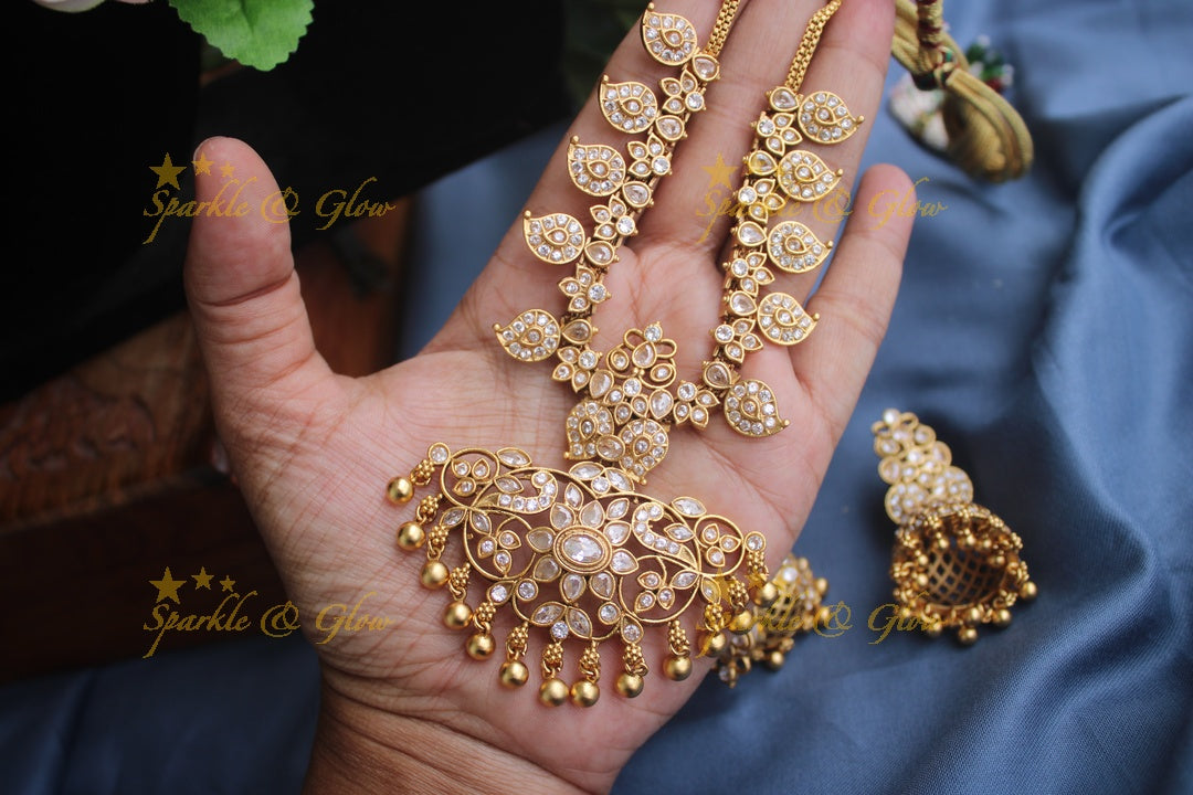 Statement Mango CZ stone neckpiece