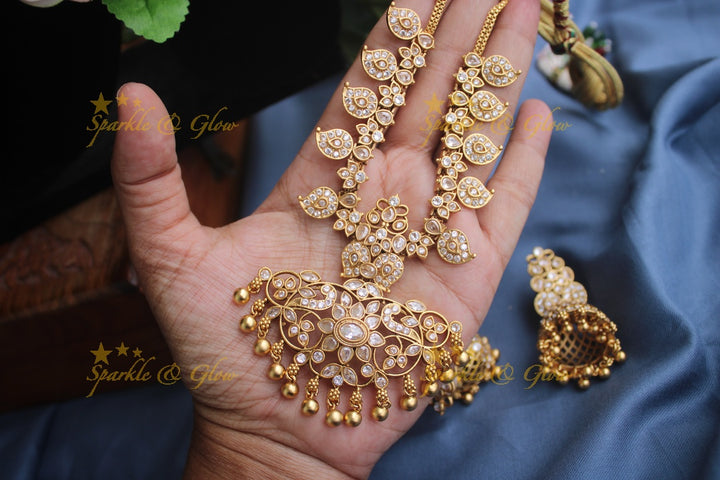 Statement Mango CZ stone neckpiece